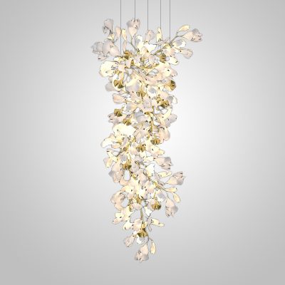 Підвісна світлодіодна люстра JULIETTA LUX H300 у вітальню сучасна LED