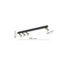 Светильник потолочный TOP GOLD 4 TK Lighting в гостиную, спальню в стиле лофт