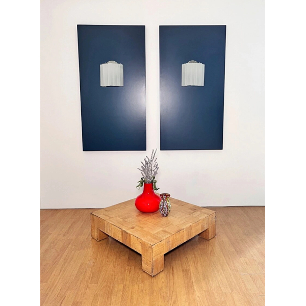 Пара настінних світильників із скла у вигляді трубок – 5 травлених скляних трубок. MURANO TUBE 202