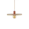 Подвесной светильник в стиле лофт SILA BRICK SABIA 1XE27 LAMPA WISZ?CA 400 TK Lighting в кухню, спальню в цвете красный