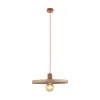 Подвесной светильник в стиле лофт SILA BRICK SABIA 1XE27 LAMPA WISZ?CA 400 TK Lighting в кухню, спальню в цвете красный
