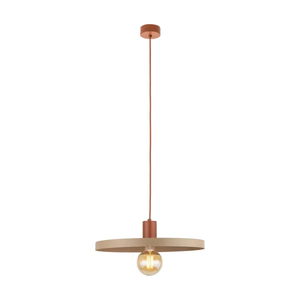 Подвесной светильник в стиле лофт SILA BRICK SABIA 1XE27 LAMPA WISZ?CA 400 TK Lighting в кухню, спальню в цвете красный