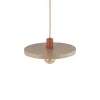 Подвесной светильник в стиле лофт SILA BRICK SABIA 1XE27 LAMPA WISZ?CA 400 TK Lighting в кухню, спальню в цвете красный