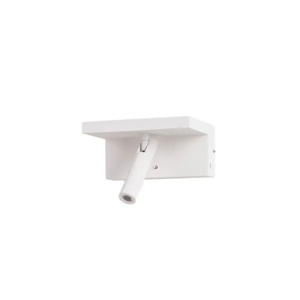 Светильник настенный светодиодный в спальню и гостиную HYLLA WALL NFC CHARGER WH Azzardo, LED бра в стиле хай-тек