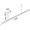 OFFICE, L2008mm, W7mm, H16mm, LED 24W, 3000К, IP20, чёрный (03.1620.24.930.BK)