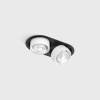 SOL IN MINI X2, L206mm, W111mm, H50mm, LED 2x7W, 4000K, чорний/білий (01.7522.14.940.BK/BK)