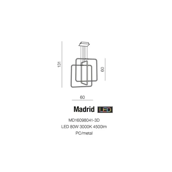 Светильник настенный светодиодный в спальню и ванную SERGIO MIRROR 80 HEATED CCT SWITCH BK Azzardo, LED бра