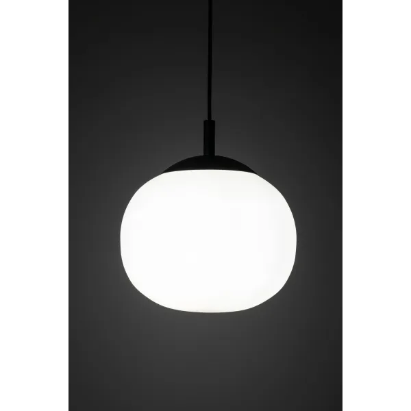 Подвесной светильник в стиле модерн VIBE WHITE LAMPA WISZACA 1 250 TK Lighting в кухню, спальню в цвете черный