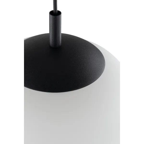 Подвесной светильник в стиле хай-тек VIBE WHITE Підвіс 1 200 TK Lighting в кухню, спальню в цвете черный