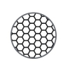 Решітка антибликовая для серии TUB L, IN_LINE HONEYCOMB Lчерный (06.A07HC)