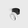 SOL SURF, D95mm, H78mm, LED 14W 3000K, чорний/білий (02.9533.14.930.BK + SOL RING WHITE)