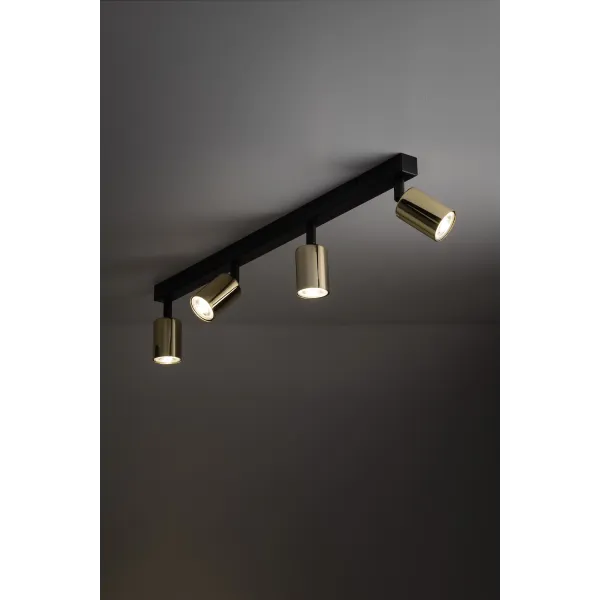 Светильник потолочный TOP GOLD 4 TK Lighting в гостиную, кухню в стиле хай-тек
