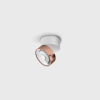 SOL SURF MINI, D75mm, H70mm, LED 7W 4000K, білий/мідь (02.7526.7.940.WH + SOL M RING COPPER)