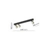 Светильник потолочный TOP GOLD 3 TK Lighting в гостиную, кухню в стиле лофт