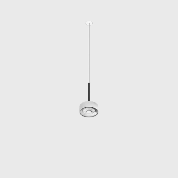SOL MINI P NANO, D75mm, H135mm, 7W LED, 24°, 4000K, IP20, чёрный/белый (03.7531.7.940.BK/WHG)