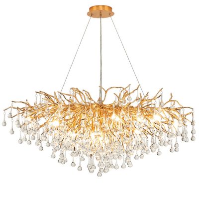 Люстра світлодіодна Droplet Chandelier oval L140 у вітальню LED
