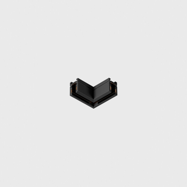 З'єднувач накладної PICO_LINE CORNER S HR, чорний (16.S90HR.BK)