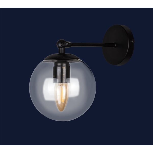 Купить Бра 756WPR150F-1 BK+CL