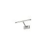 Светильник настенный светодиодный в спальню и гостиную MONALISA 34 SATIN NICKEL Azzardo, LED бра в стиле хай-тек