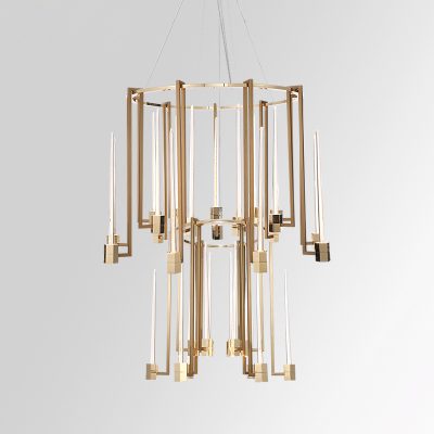 Люстра KALI’ chandelier D110 30 lamps светодиодная в гостиную