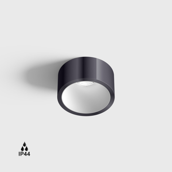 INVISIBLE MINI OUT, D55mm, H58mm, LED 6.3W, 4000K, diamond black/белый (01.2203.7.940.DB/WH)