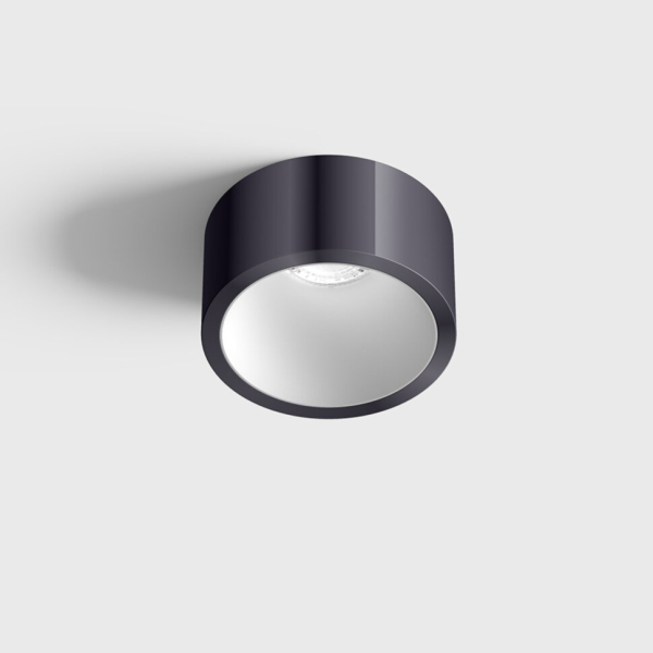 INVISIBLE MINI OUT, D55mm, H58mm, LED 6.3W, 4000K, diamond black/белый (01.2203.7.940.DB/WH)