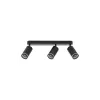 Светильник потолочный JET BLACK 3*GU10 TK Lighting в гостиную, кухню в стиле хай-тек