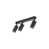 Светильник потолочный JET BLACK 3*GU10 TK Lighting в гостиную, кухню в стиле хай-тек
