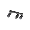 Светильник потолочный JET BLACK 3*GU10 TK Lighting в гостиную, кухню в стиле хай-тек