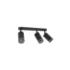 Светильник потолочный JET BLACK 3*GU10 TK Lighting в гостиную, кухню в стиле хай-тек