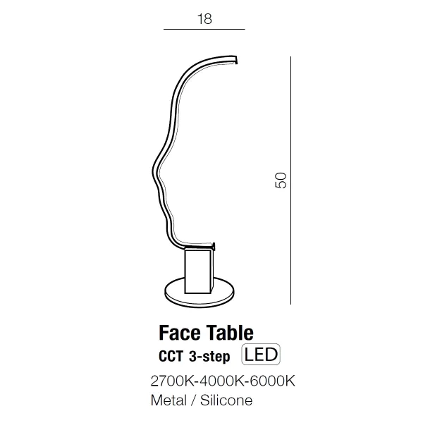 FACE TABLE DIMM BK