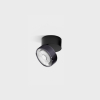 SOL SURF MINI, D75mm, H70mm, LED 7W, 4000K, чорний/diamond black (02.7526.7.940.BK + SOL M RING GRAIN DIAMOND BLACK)