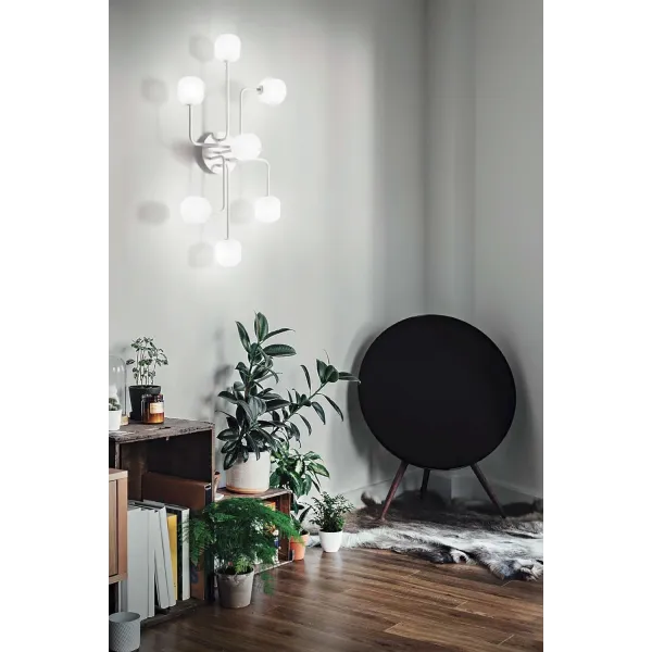 Светильник настенный светодиодный в спальню и гостиную HYLLA WALL NFC CHARGER BK Azzardo, LED бра в стиле хай-тек