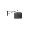 Бра настенное в спальню и гостиную GLORII BLACK 1 TK Lighting в стиле модерн
