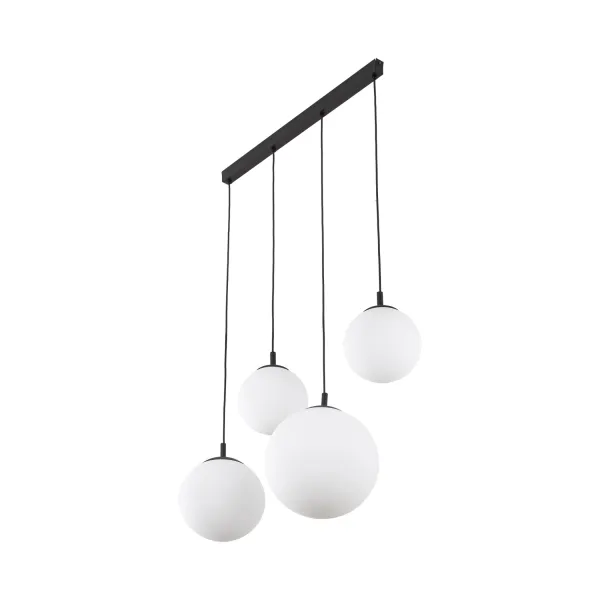 Подвесной светильник в стиле хай-тек ESME WHITE 4 TK Lighting в гостиную, кухню в цвете черный