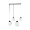 Подвесной светильник в стиле хай-тек ESME WHITE 4 TK Lighting в гостиную, кухню в цвете черный