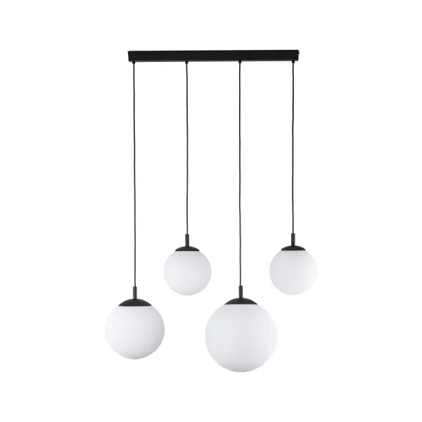 Подвесной светильник в стиле хай-тек ESME WHITE 4 TK Lighting в гостиную, кухню в цвете черный