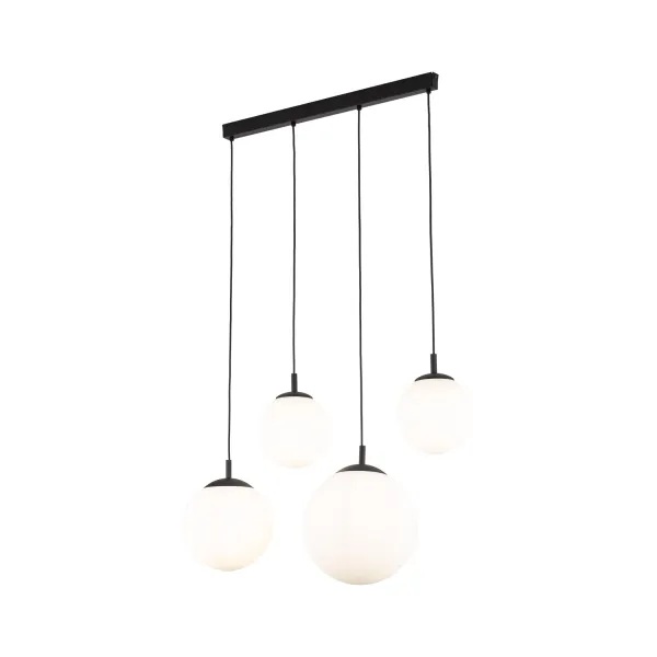 Подвесной светильник в стиле хай-тек ESME WHITE 4 TK Lighting в гостиную, кухню в цвете черный