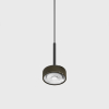 SOL MINI P NANO, D75mm, H135mm, 7W LED, 24°, 3000K, IP20, чорний/срібло (03.7531.7.930.BK/BZG)