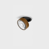 SOL IN MINI, D75mm, H26mm, LED 7W, 3000K, чёрный/coffee (01.7526.7.930.BK + SOL M RING GRAIN COFFEE)