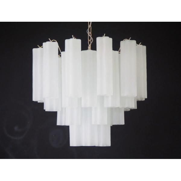 Люстра зі скла із трубками – 36 травлених скляних трубок. MURANO TUBE 182