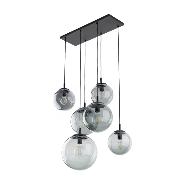 Подвесной светильник в стиле хай-тек ESME GRAPHITE 6 TK Lighting в кухню, спальню в цвете черный