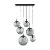 Подвесной светильник в стиле хай-тек ESME GRAPHITE 6 TK Lighting в кухню, спальню в цвете черный