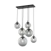 Подвесной светильник в стиле хай-тек ESME GRAPHITE 6 TK Lighting в кухню, спальню в цвете черный