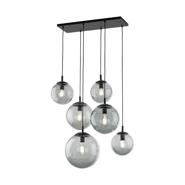 Подвесной светильник в стиле хай-тек ESME GRAPHITE 6 TK Lighting в кухню, спальню в цвете черный