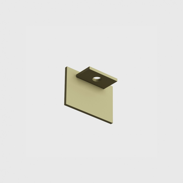 Заглушка MINI_LINE42 END CAP R/S, 2шт./компл., латунь (07.SECAP.LG)