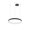 Подвесной светильник в стиле хай-тек AGNES PENDANT 48 DIMM CCT SWITCH BK Azzardo в гостиную, кухню в цвете черный