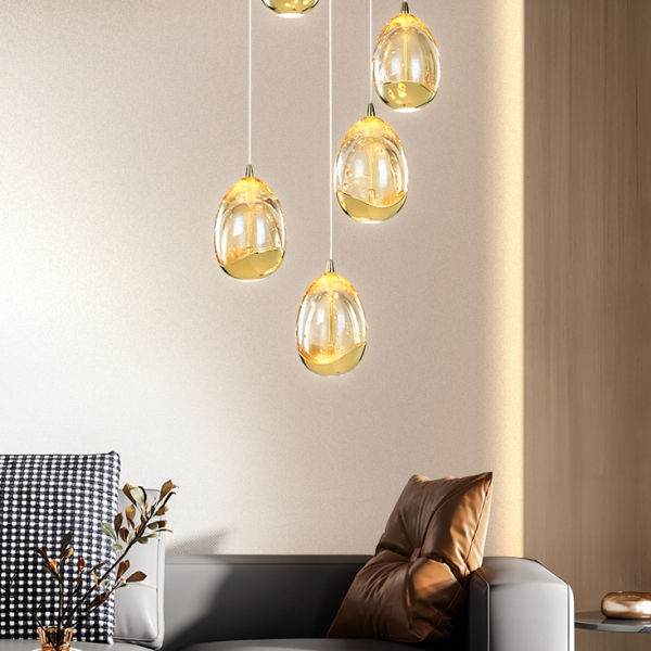 Підвісний світильник LENITA MORE L6 Gold   LED