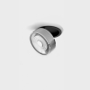 SOL IN, D95mm, H33mm, LED 14W 4000K, чёрный/хром (01.9533.14.940.BK + SOL RING GRAIN CHROME)