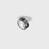 SOL IN MINI, D75mm, H26mm, LED 7W, 3000K, белый/diamond black (01.7526.7.930.WH + SOL M RING DIAMOND BLACK)
